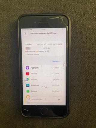 iPhone SE 3ª Gen 128GB Negro