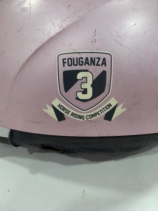 Casco Hípica Rosa Fouganza