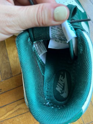 Nike Dunk Low Verde y Blanco