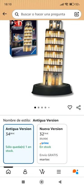 Puzzle 3D Torre de Pisa Ravensburger