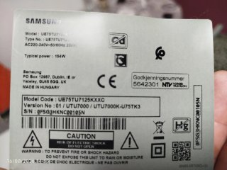 Piezas TV Samsung 75