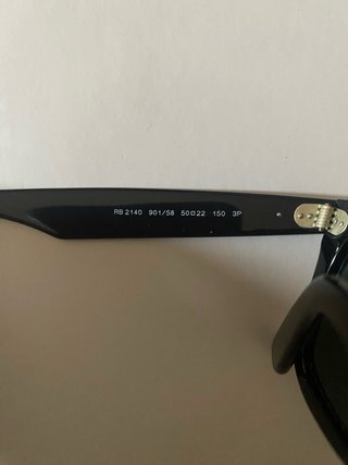 Rayban Wayfarer 2140 negra polarizada calibre 50