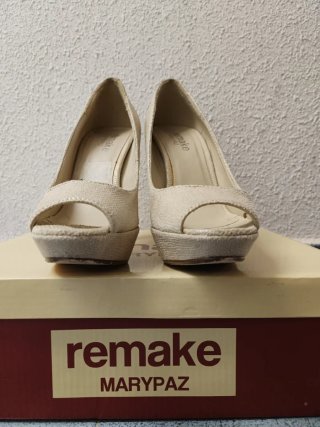 Zapatos de tacón Marypaz efecto serpiente