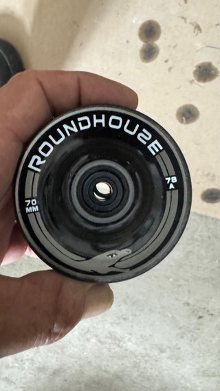 Ruedas Monopatin Roundhouse Negras