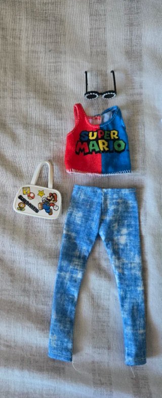 Ropa Barbie Mario Bros