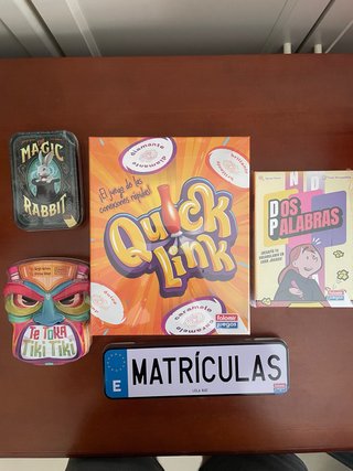 Lote 5 Juegos de Mesa Familiares