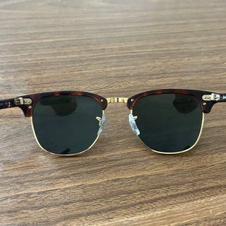 Gafas de Sol Ray-Ban Marrones y Doradas
