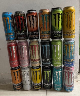 Collezione Lata Monster Energy