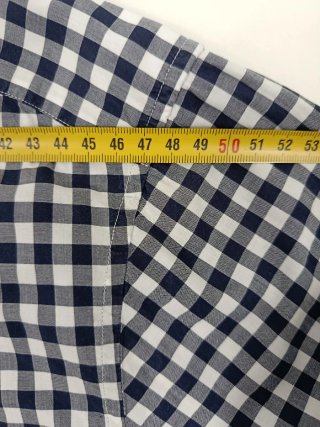 Camisa Lacoste Gingham Hombre Talla L