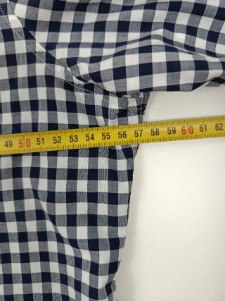 Camisa Lacoste Gingham Hombre Talla L