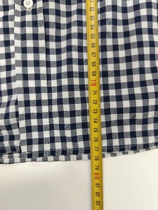 Camisa Lacoste Gingham Hombre Talla L