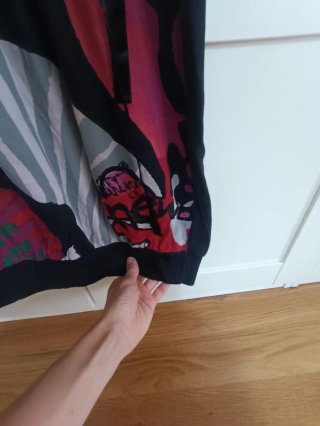 Vestido Desigual estampado. Usado