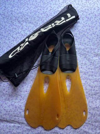 Aletas de natación y bolsa 33-34