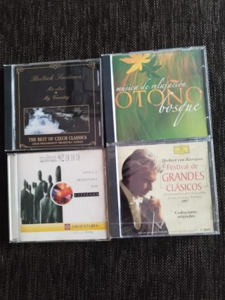 Lote 4 CDs Música Clásica y Relajante