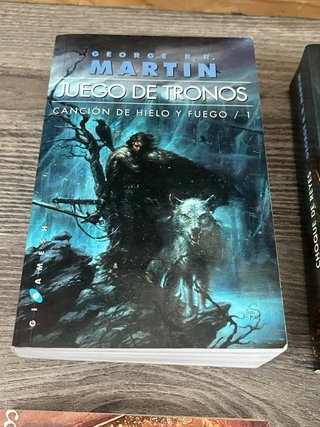 Libros Juego de tronos y el Señor de los Anillos