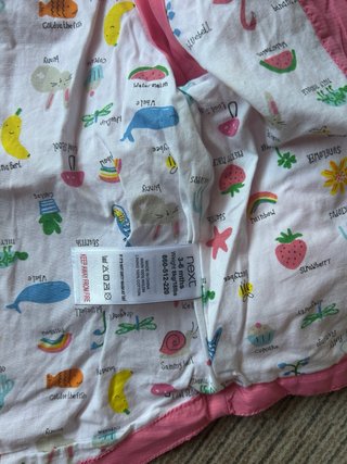 Chubasquero Next Flamingo Rosa Talla 3-6mes