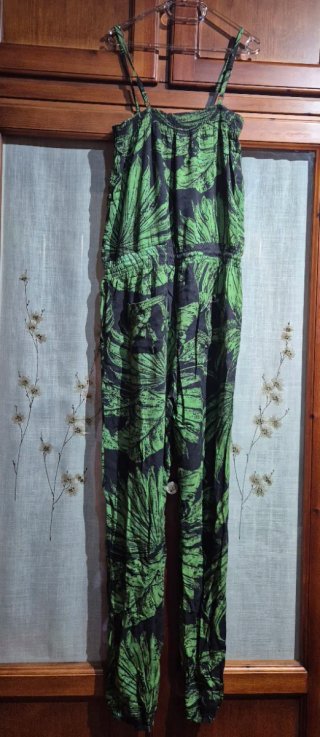 Mono Desigual Estampado Tirantes Bolsillos Talla 4