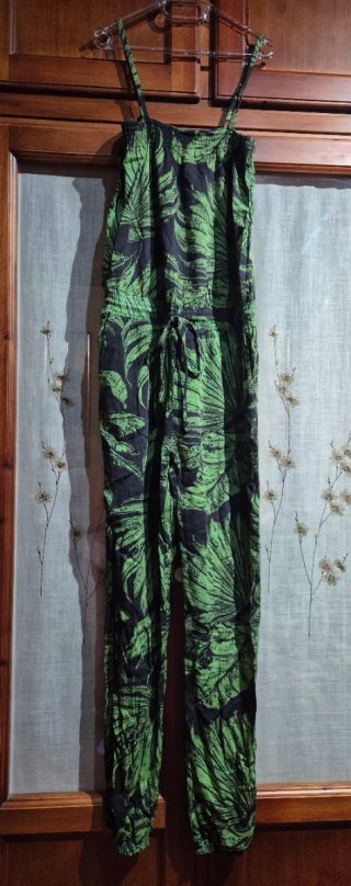 Mono Desigual Estampado Tirantes Bolsillos Talla 4