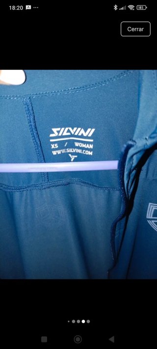 Chaleco ciclista Silvini mujer Talla XS