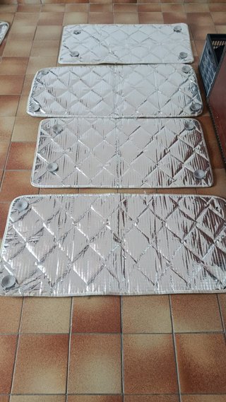 Juego aislantes térmicos furgoneta Caravelle larga