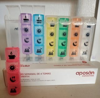 Pastillero Semanal Aposan 28 Compartimentos