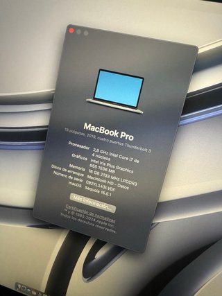 MacBook Pro 13 2019 i7 / 16GB RAM / 1TB SSD
