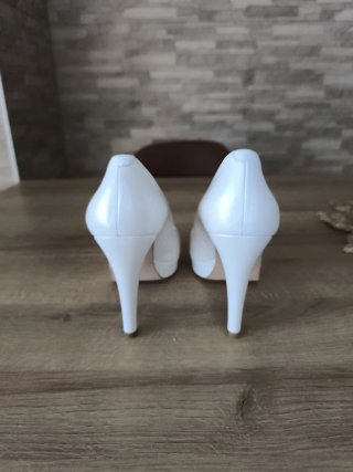 Zapatos de Novia Ángel Alarcón Blancos