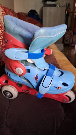 Patines Superman Talla 28 Azul Claro