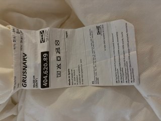 Ropa de cama blanca de poliéster