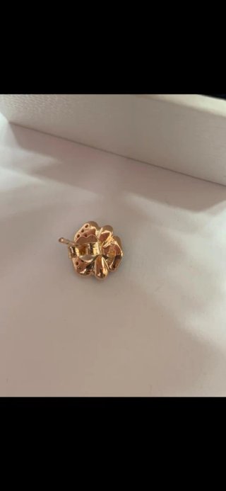 Pendientes Pandora Flor Morada y rosado