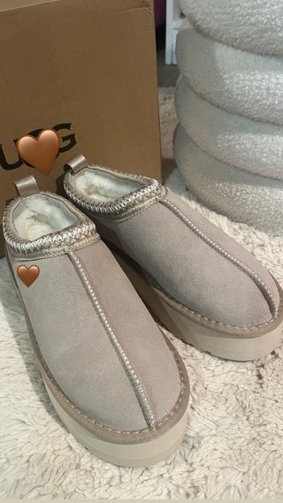 Zapatos UGG Beige/Marrón Mujer (REPLICA)