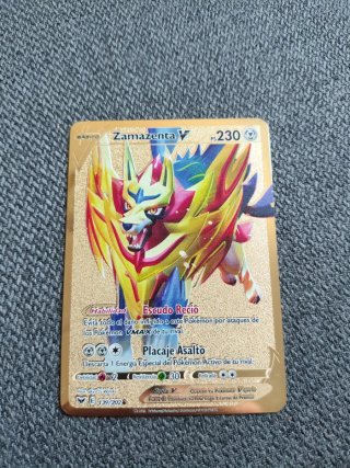 Carta Pokémon Zamazenta V Metalica