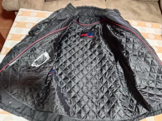 Chaqueta Moto Hombre Negra