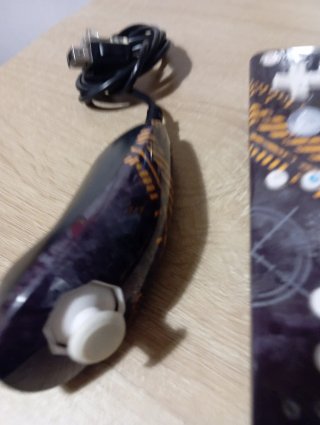 Mando Wii y Nunchuk Morado