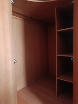 Armario esquinero madera haya