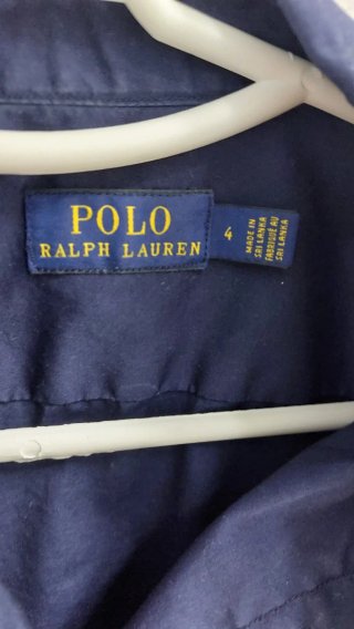 Camisa Polo Ralph Lauren azul marino mujer