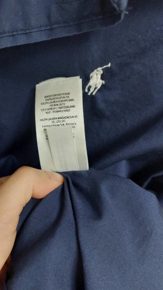 Camisa Polo Ralph Lauren azul marino mujer