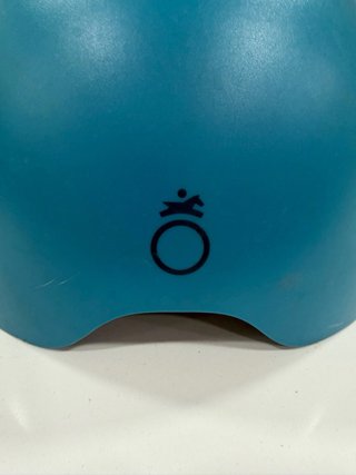 Casco equitación Fouganza azul y blanco