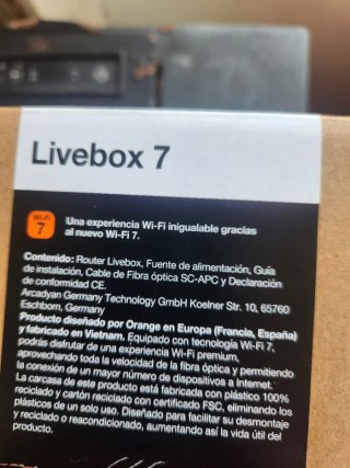 Livebox Router Wi-Fi 7 de Orange