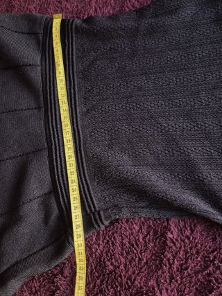 Vestido Zara Negro Volantes Punto Talla S