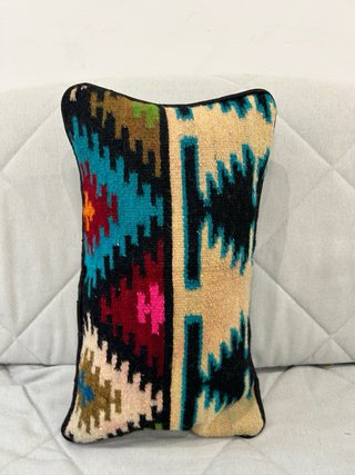 Cuscino lana kilim decorativo