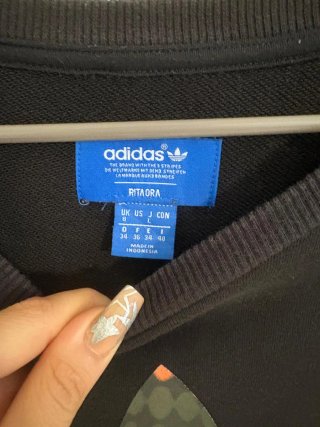 Sudadera Adidas Negra Mujer