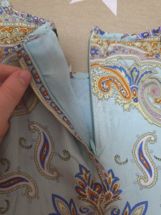 Vestido Massimo Dutti Estampado Paisley Talla S