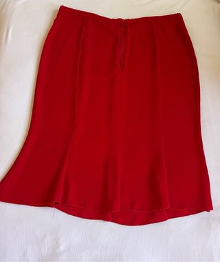 Falda roja