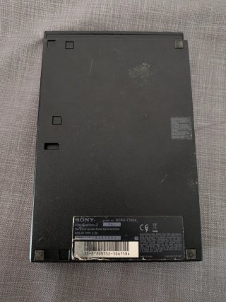 Ps2 Slim Negra + 2 Mandos + Cables + Juego
