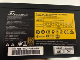 Fuente de alimentación Seasonic modular
