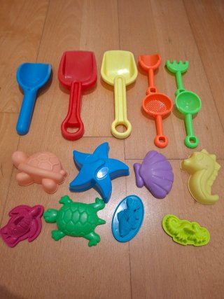 Kit Juguetes Playa Arena Magica Burbujas Helados
