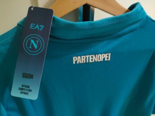 Camiseta Napoli 100 Aniversario EA7 Talla M