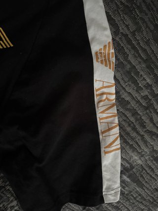 Conjunto Verano Emporio Armani XXL Negro/Dorado