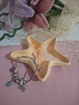 Portagioielli a forma di stella marina